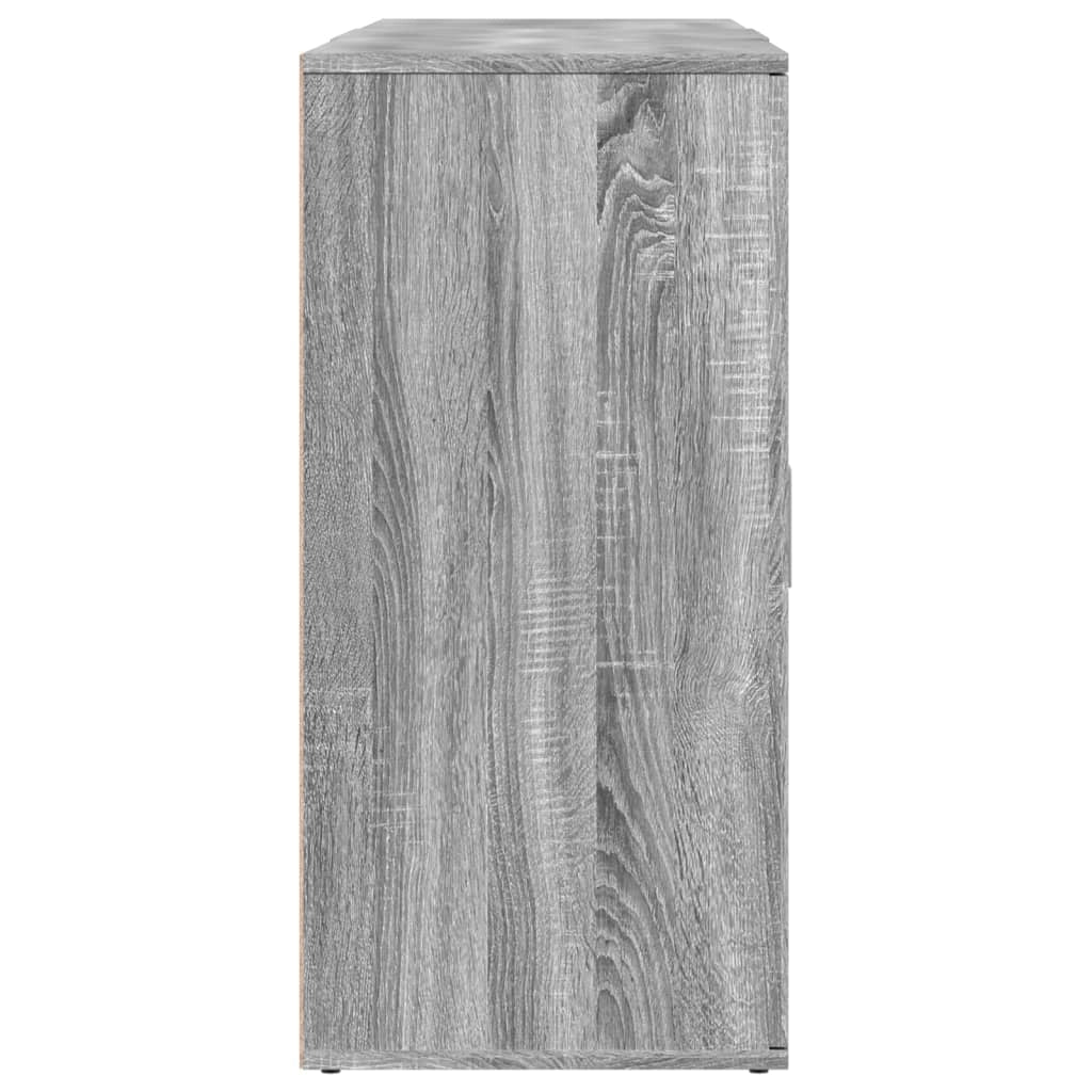 Buffet credenza cassettiera armadio mobile contenitore organizer per cucina soggiorno salotti 3 pezzi legno ingegnerizzato Sonoma grigio 02_0037179