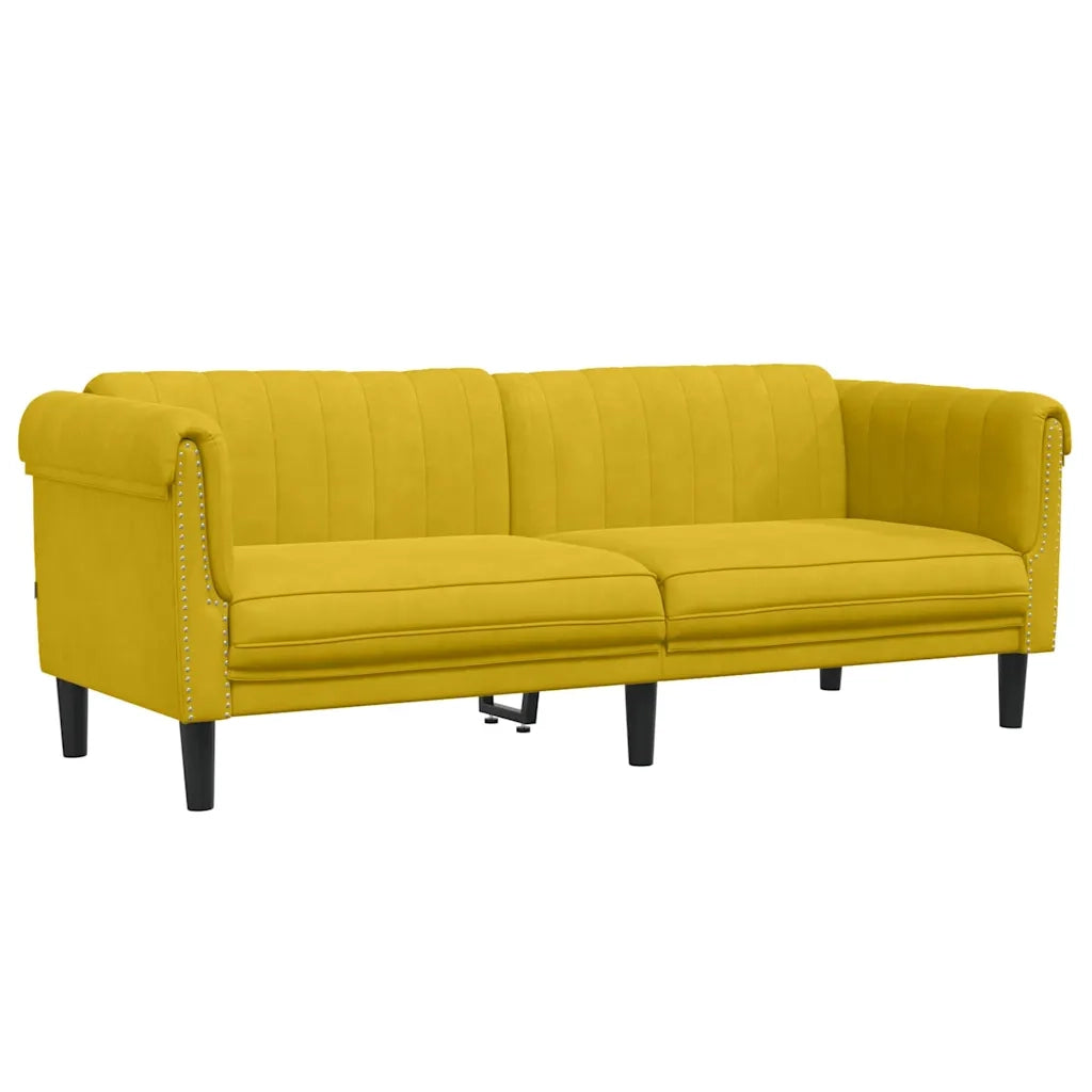 Set di Divani 2 pz Giallo in Velluto 3209225