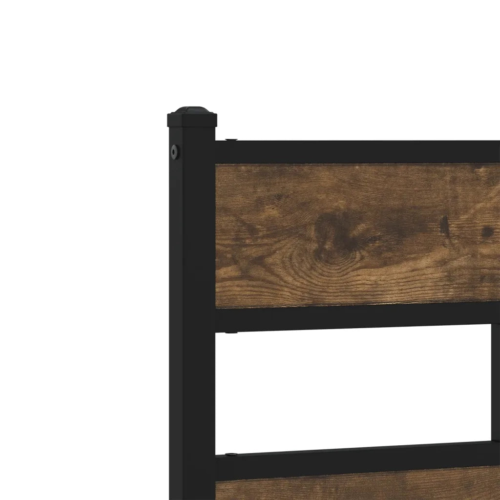 Giroletto senza Materasso con Testiera Rovere Sonoma 90x200 cm 4017193
