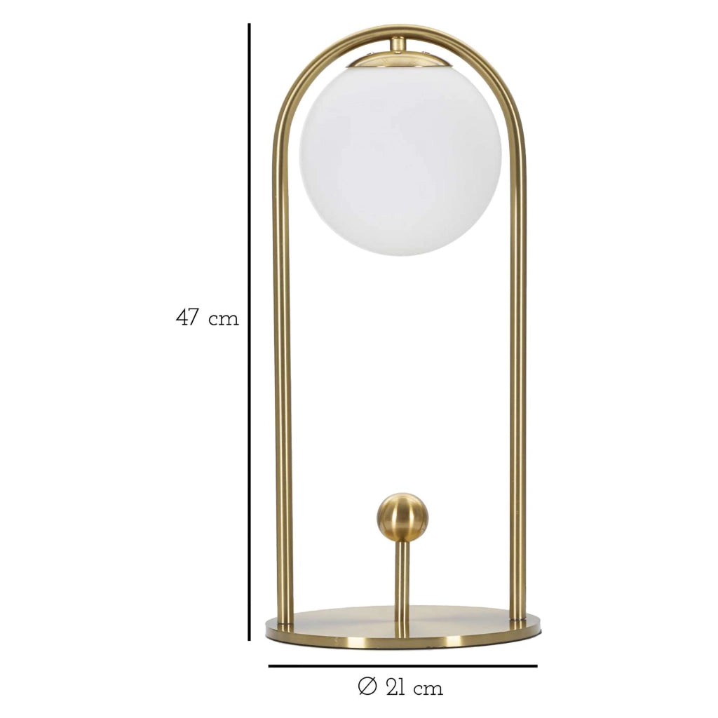 Kizhi, Lampada da Tavolo Necessaria 1 Lampadina, Bianco Opaco