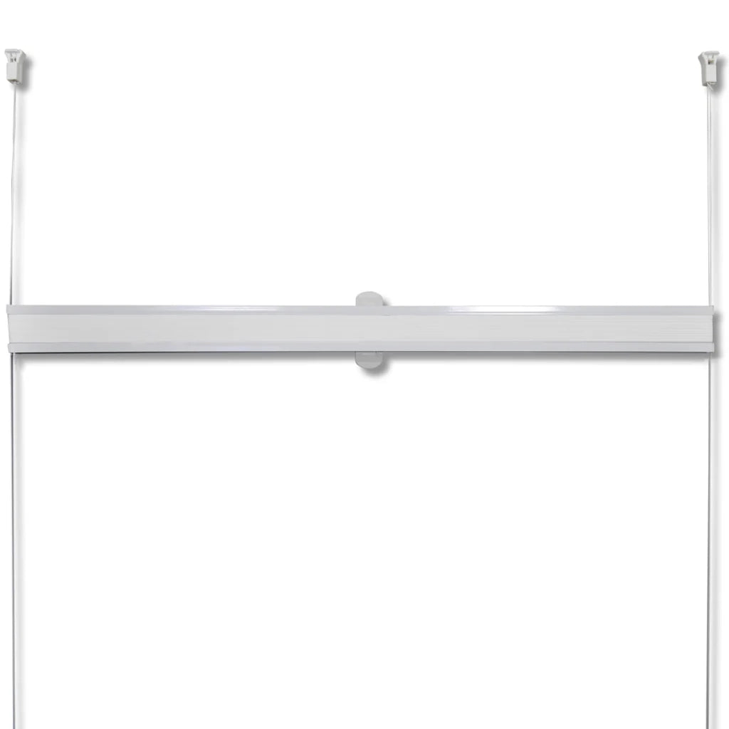 Tenda plissettata bianca 100 x 200 cm 4102187