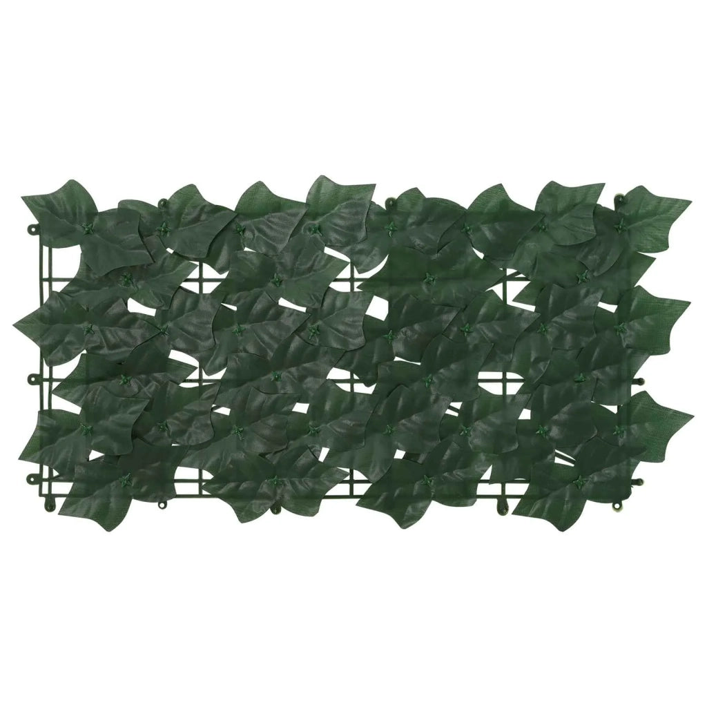 Schermo per balcone con foglie Verde Scuro 400 x 150 cm 42040634