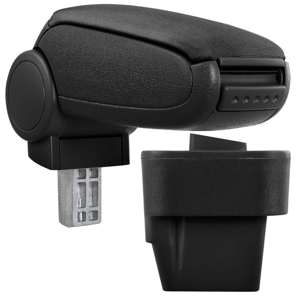 Bracciolo centrale per Opel Astra H con scomparto imbottito in tessuto nero 03_0000561