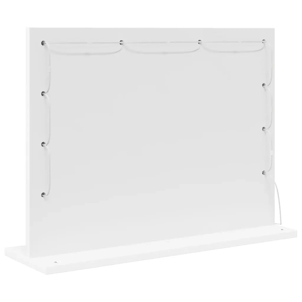 Specchio da Vanit¨¤ Rettangolare Bianco 60 x 45 x 18 cm