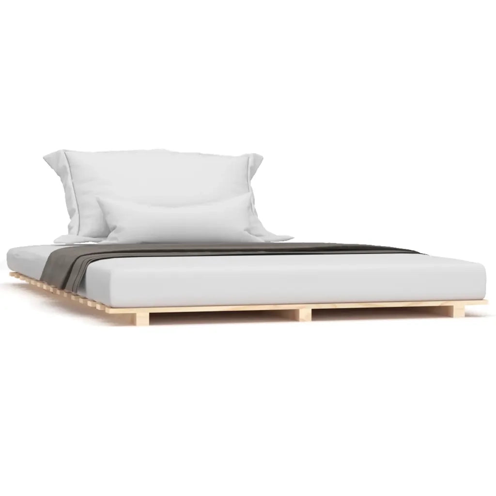 Letto senza Materasso 120x190 cm in Legno Massello di Pino 824598