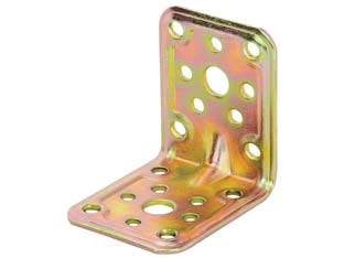 PIASTRA DI GIUNZIONE PESANTE AD ANGOLO LARGHEZZA MM.50 ART.771- - mm.80x80x50 - spessore mm.2,2 - 25 pezzi ALDEGHI