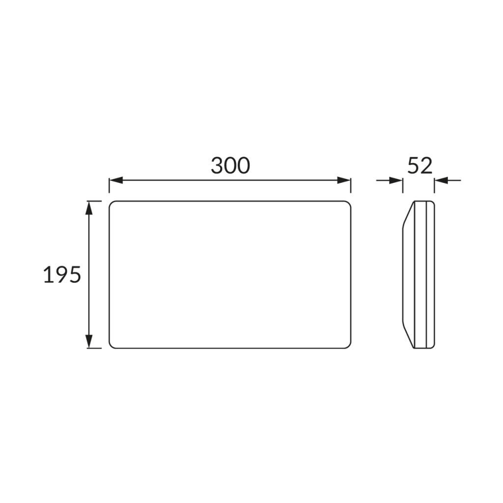 Applique esterna MORGAN Struhm LED 7W 4100K IP65 bianca