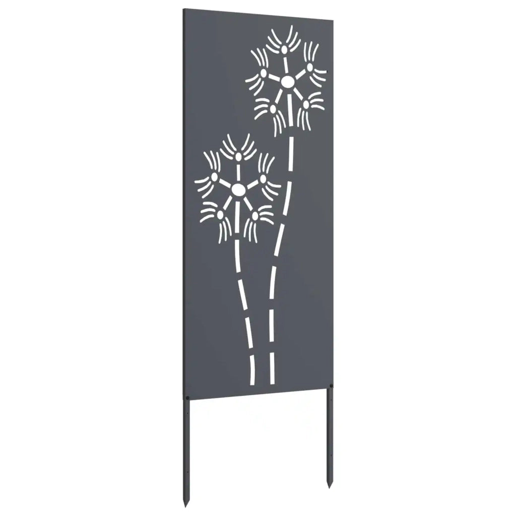 Schermo per privacy in giardino Traforo Antracite 50 x 140 cm 876282