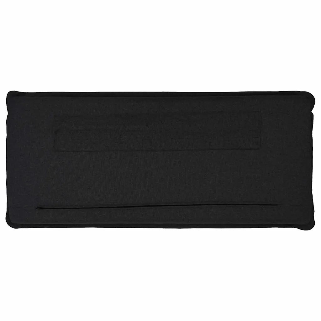 Testiera | Testata imbottita Naturale e Nero 120 cm Pino massello