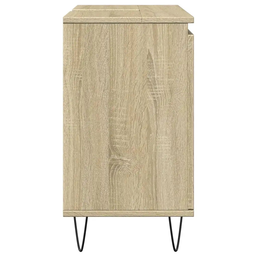 Mobile da Bagno | Armadio da bagno Rovere Sonoma 58x33x60 cm in Legno Multistrato