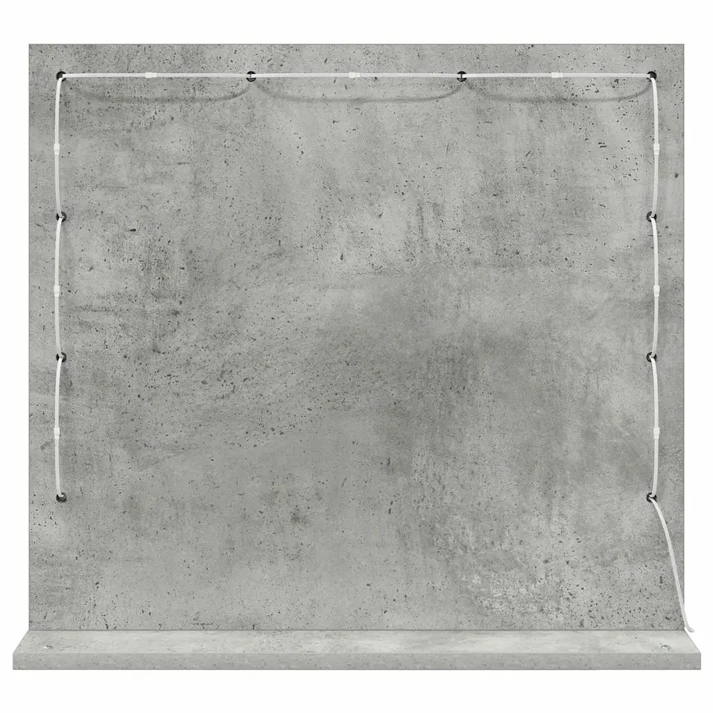Specchio da Vanit¨¤-Specchio da Trucco Grigio cemento 60 x 55 x 18 cm