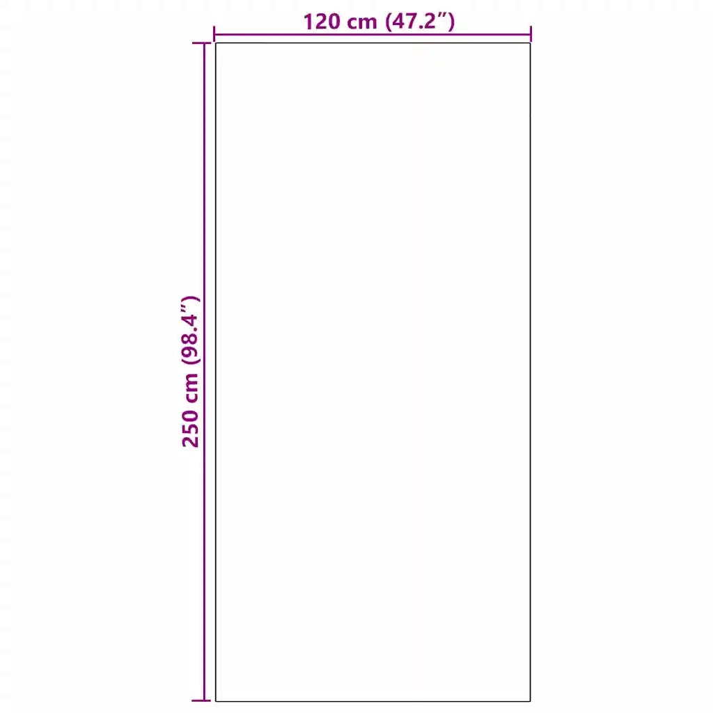 Tappetino Altro Arancione e Nero 120 x 250 cm Poliammide e PVC 4100745