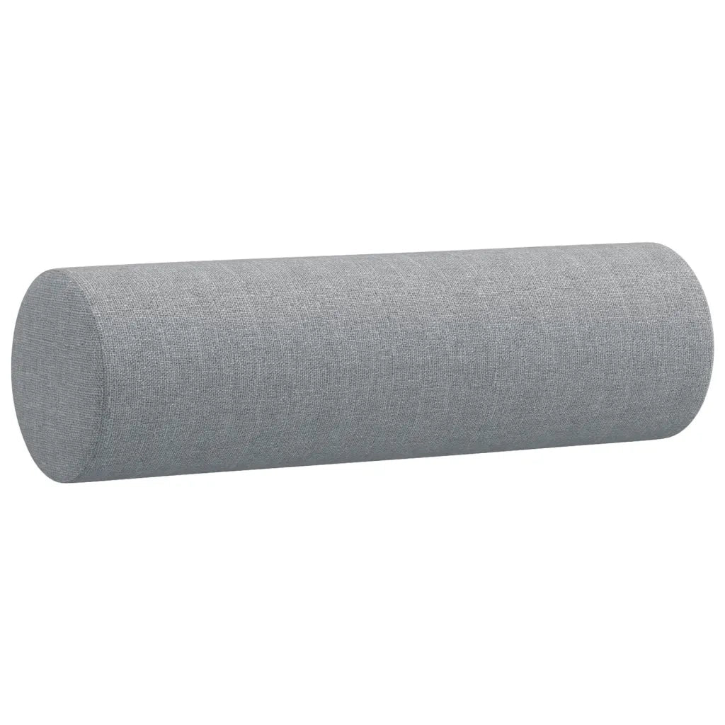 Set Divani 2 pz con Cuscini Grigio Chiaro in Tessuto 3201616