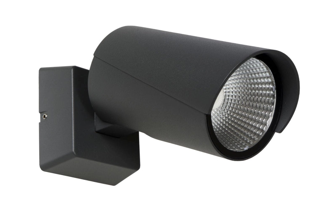 Applique Lucide Manal LED 12W 3000K nera IP65 988lm