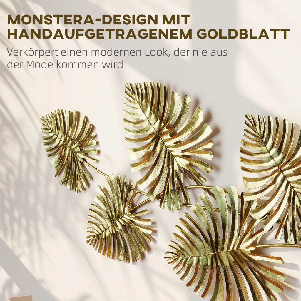 Decorazione Parete Foglia Oro ¨C Zephmum ¨C 50x30 cm