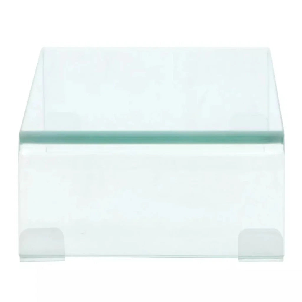 Pratico mobile porta TV/credenza di design per monitor da 40 cm vetro trasparente 2502257