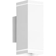 Applique lampada da parete rettangolare colore Bianca 2XGU10 IP54
