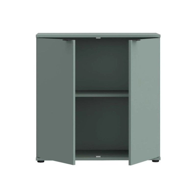 Mobile multiuso Segno con due ante L 80 cm. colore verde salvia