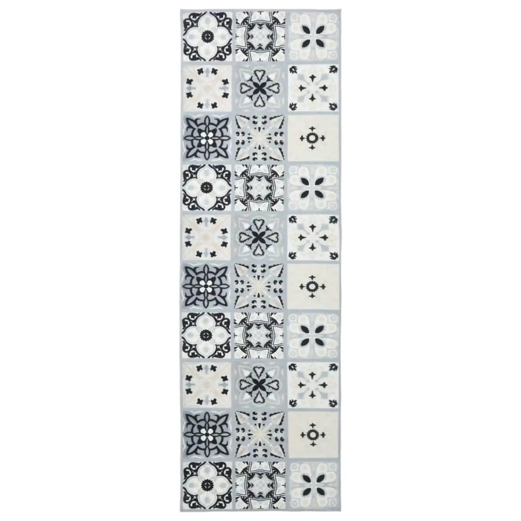 Runner Tappeto ORIZ 1150 gsm Grigio e Nero 42045405