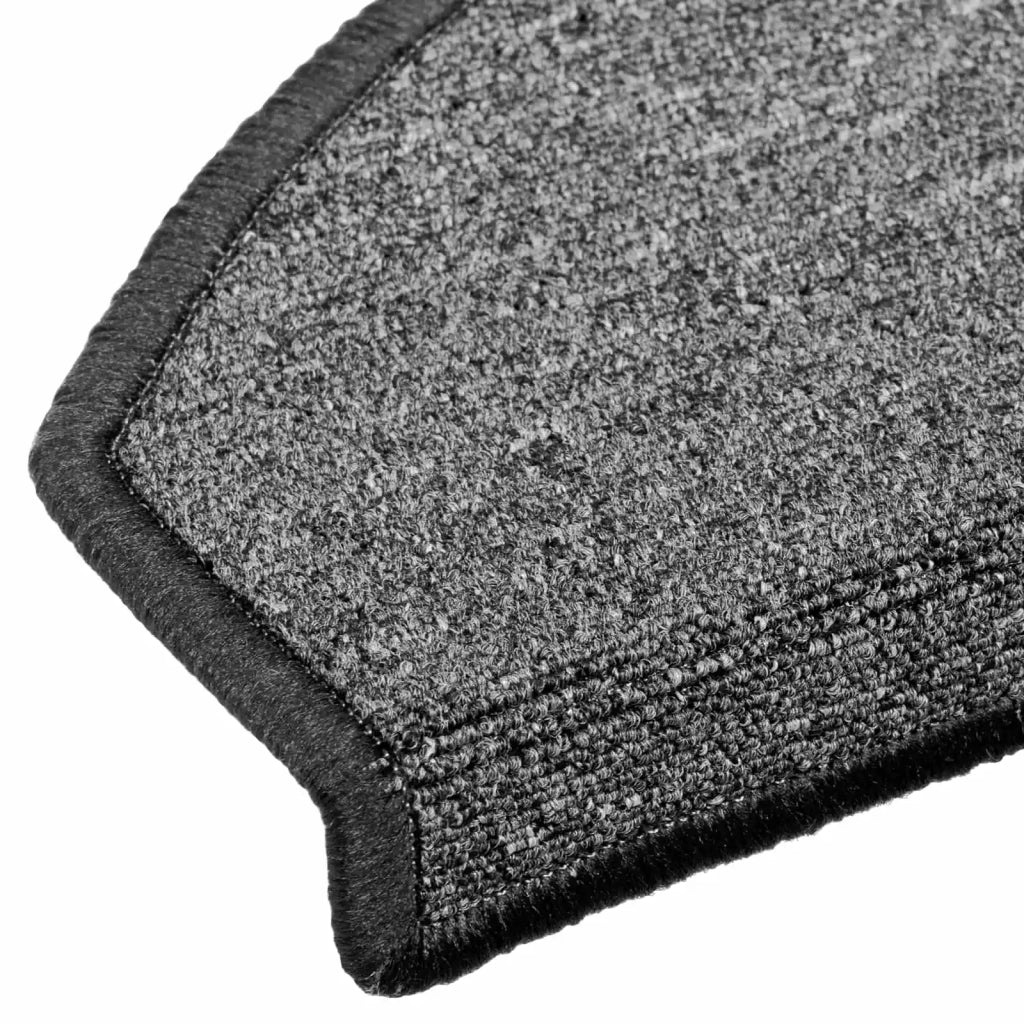 Tappetini per scale autoadesivi 15 pz | Gradini per Scale Grigio Scuro