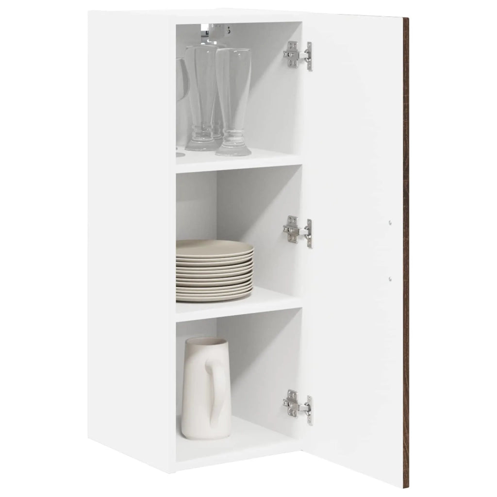 Mobile da cucina 2 pz-Set di 2 Armadio da cucina Rovere Marrone 30 x 31 x 80 cm 742088