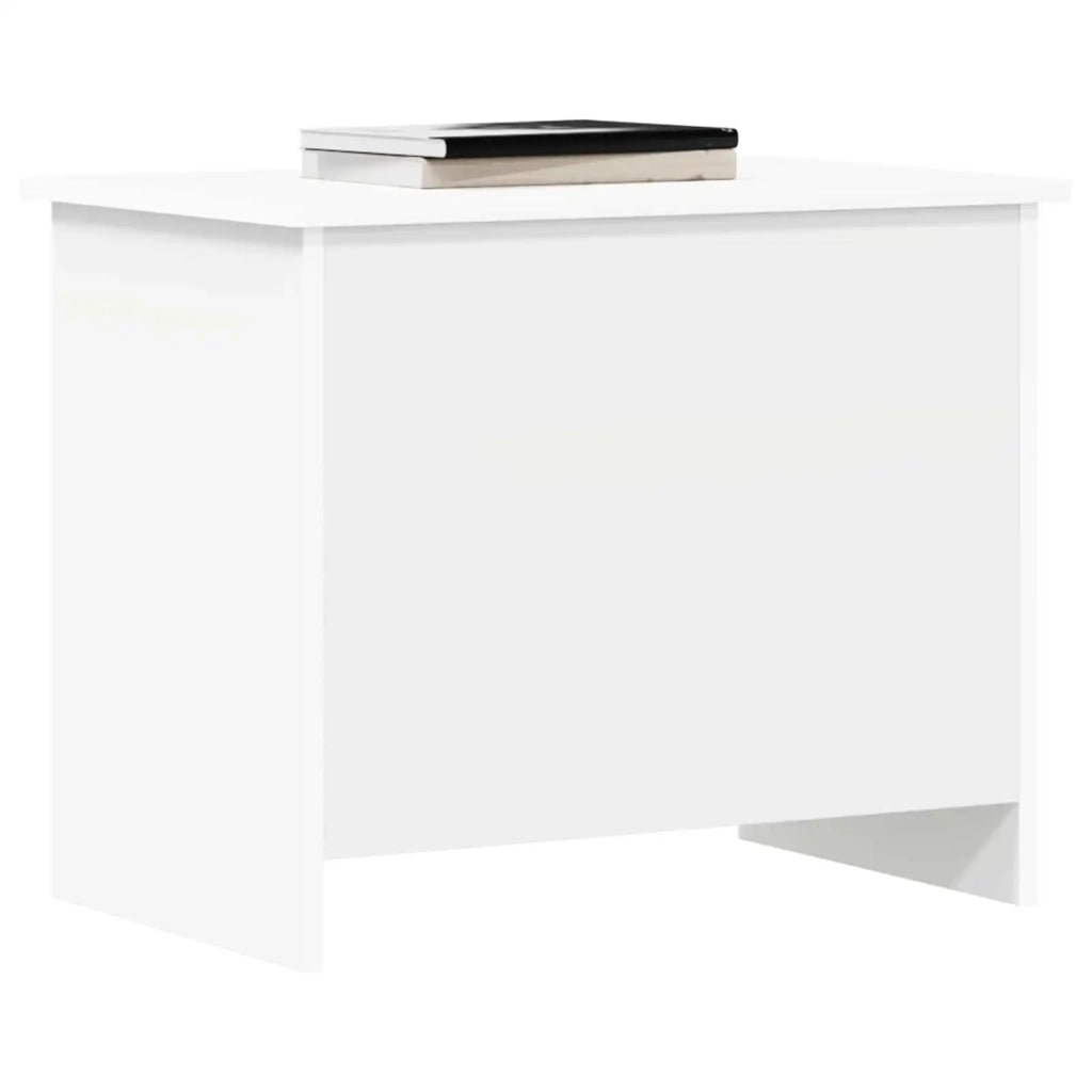 Cassa di stoccaggio Bianco 60 x 40 x 50 cm Legno ingegnerizzato 8011251