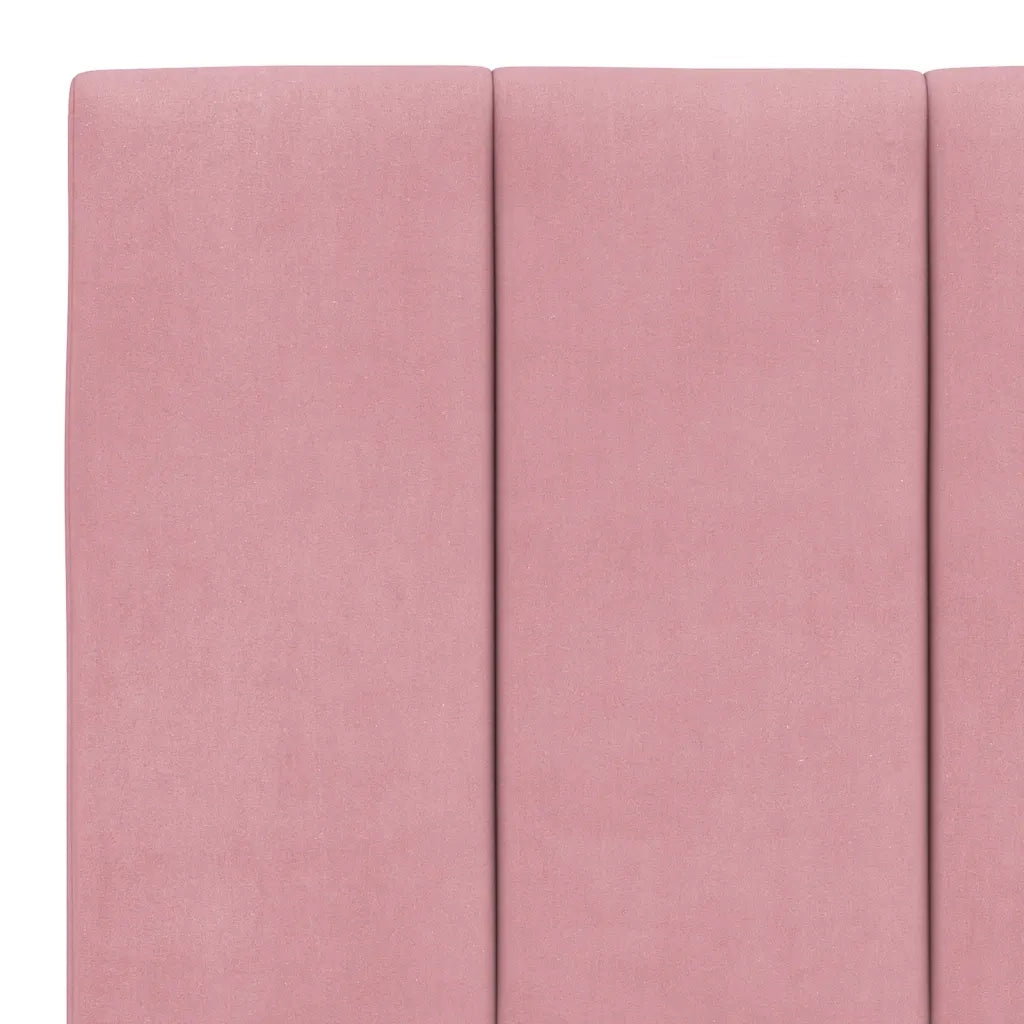 Cuscino Testiera Hanko Rosa 160 cm in Velluto 374680