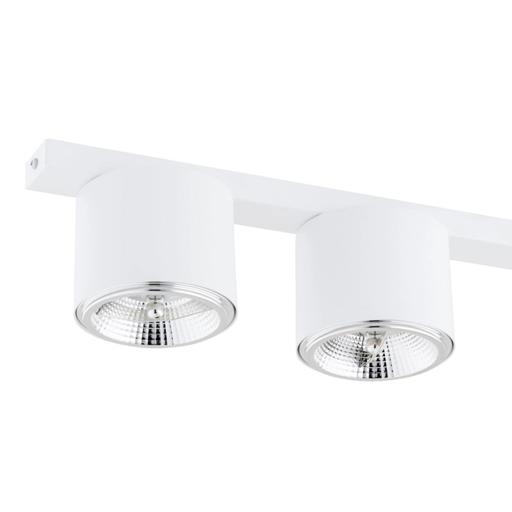 Barra spot bianca minimal 70cm 3xES111 15W Nano Emibig