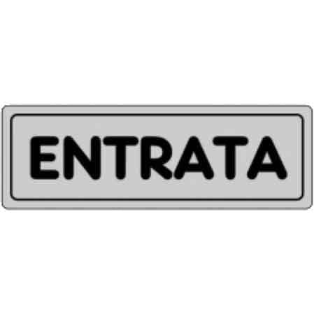 ETICHETTA 'ENTRATA' 15x15 cm - 10 pezzi
