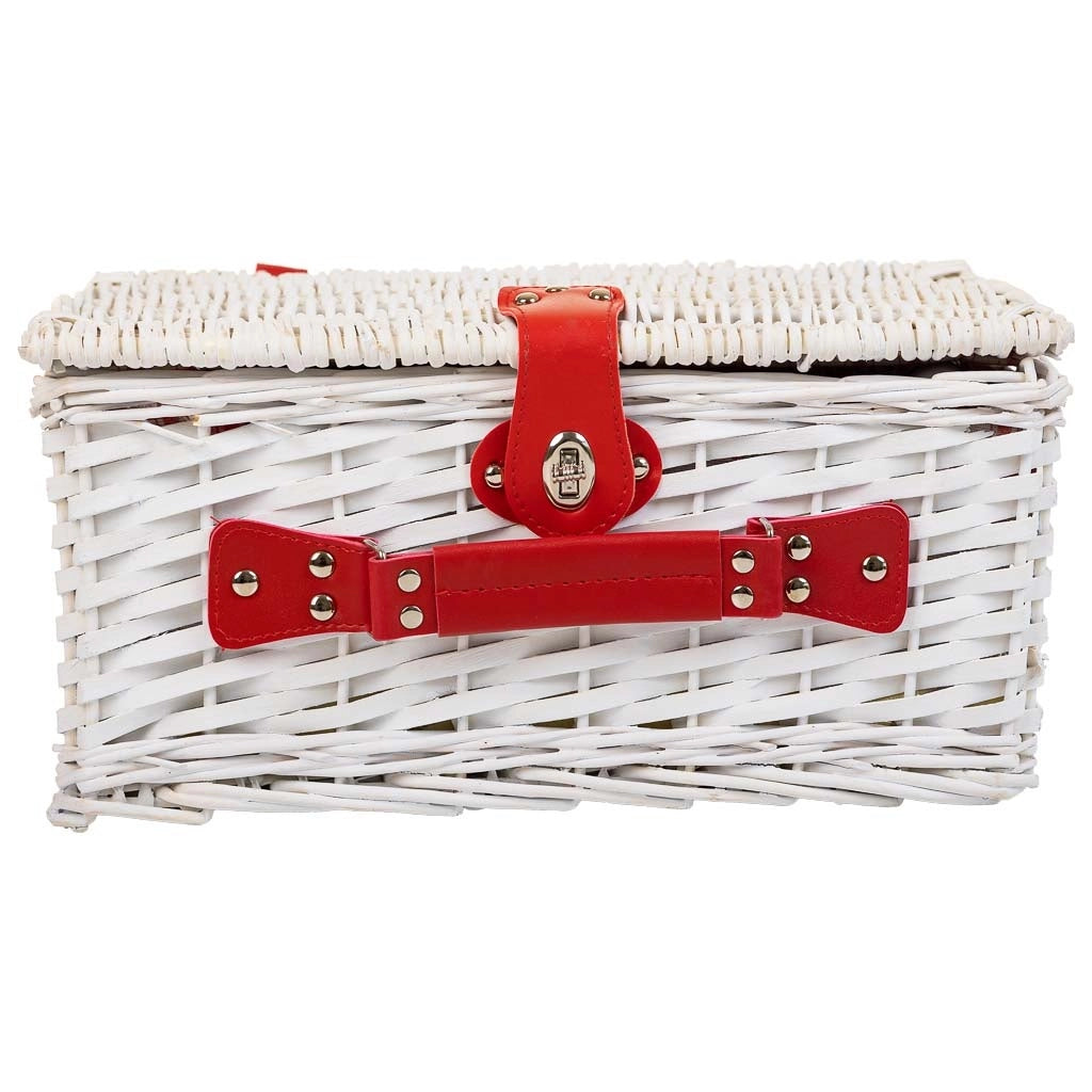 Cesto pic-nic bianco 40x28x19h