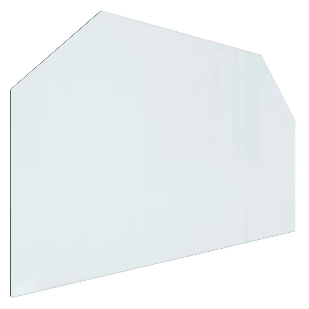 Piastra in vetro per camino Trasparente 100 x 60 cm Vetro CFW4218398