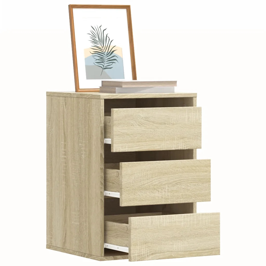 Cassettiera Angolare Rovere Sonoma 40x41x58cm Legno Multistrato CFW2909975