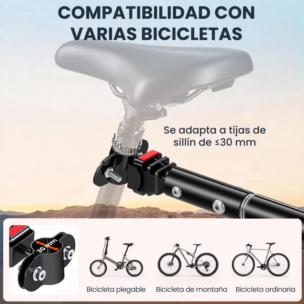 Rimorchio per Bicicletta ¨C Minimal ¨C Blu 144x59x80 cm