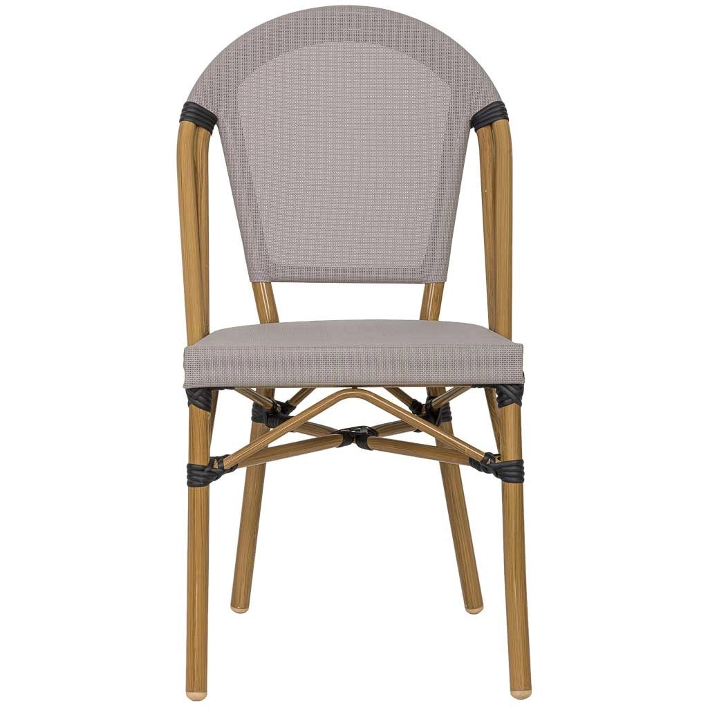 Chaise longue in alluminio grigio e ruggine sintetico 46x58x89 cm