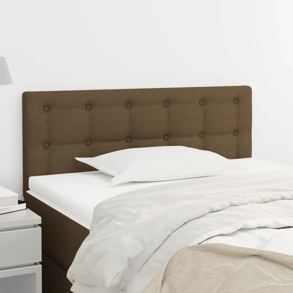 Testiera | Testata Marrone Scuro 90x5x78/88 cm in Tessuto