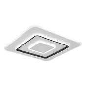 Plafoniera LED quadrata 60cm 55W dimmer telecomando RL Jora