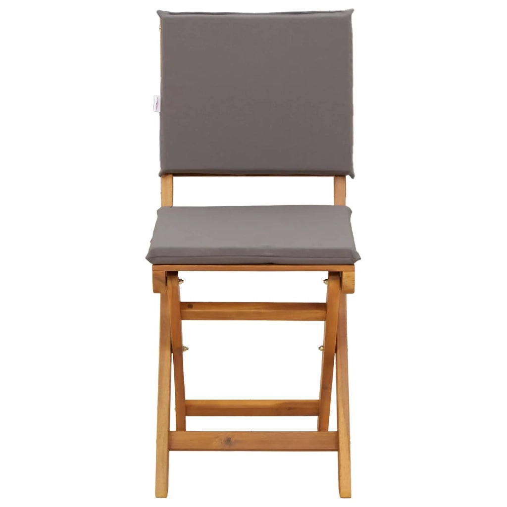 Sedie Bistro da Giardino 8 pcs Grigio Scuro 38 x 46 x 85 cm 3416296