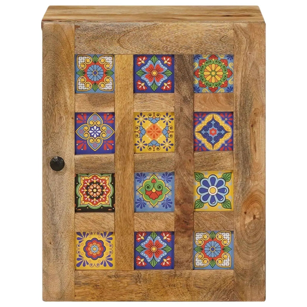 Mobile Appeso da Bagno con porta Naturale 38 x 33 x 48 cm 4018280