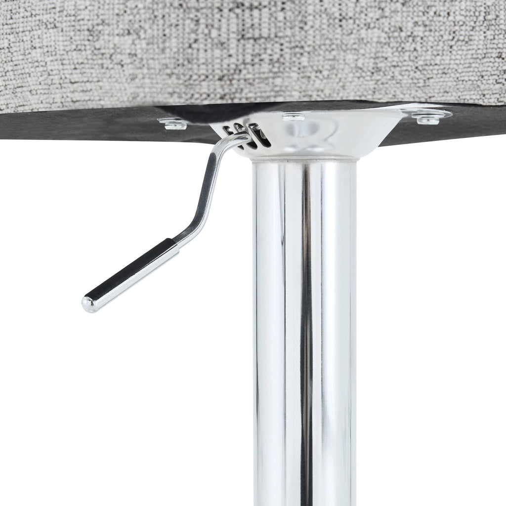 BARHOCKER regolabili girevoli Set da 2 pezzi Tessuto grigio chiaro