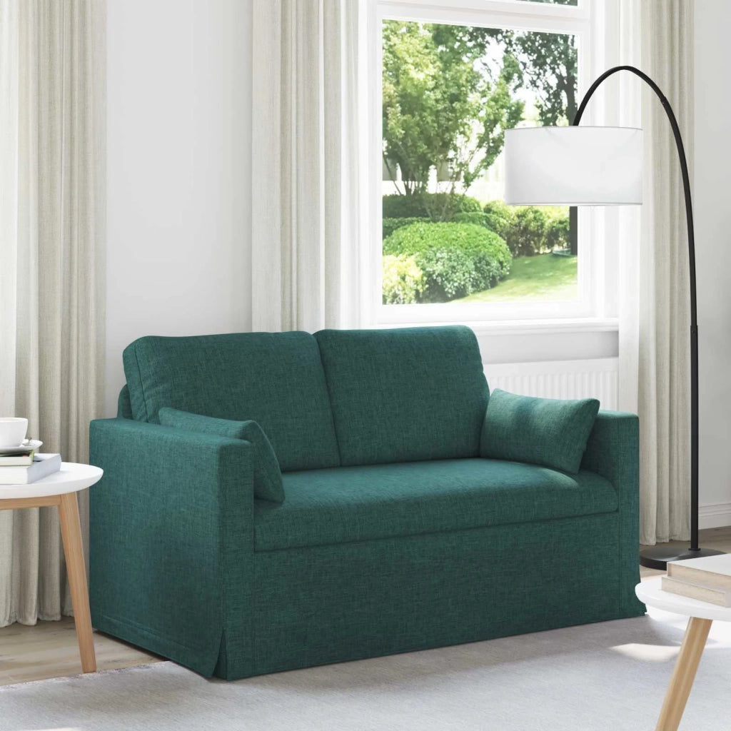 Divano Verde Scuro 139 x 78 x 80 cm Tessuto