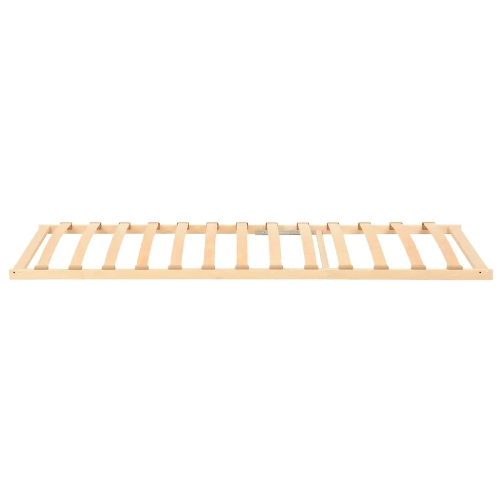 Base a doghe Marrone 90 x 190 cm Legno massello di faggio 42015278