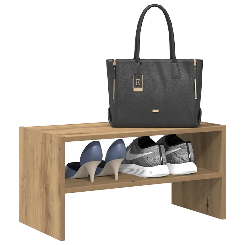 Scarpiera | Mobile per scarpe Impilabile Rovere Artigianale 60x30x30,5 cm