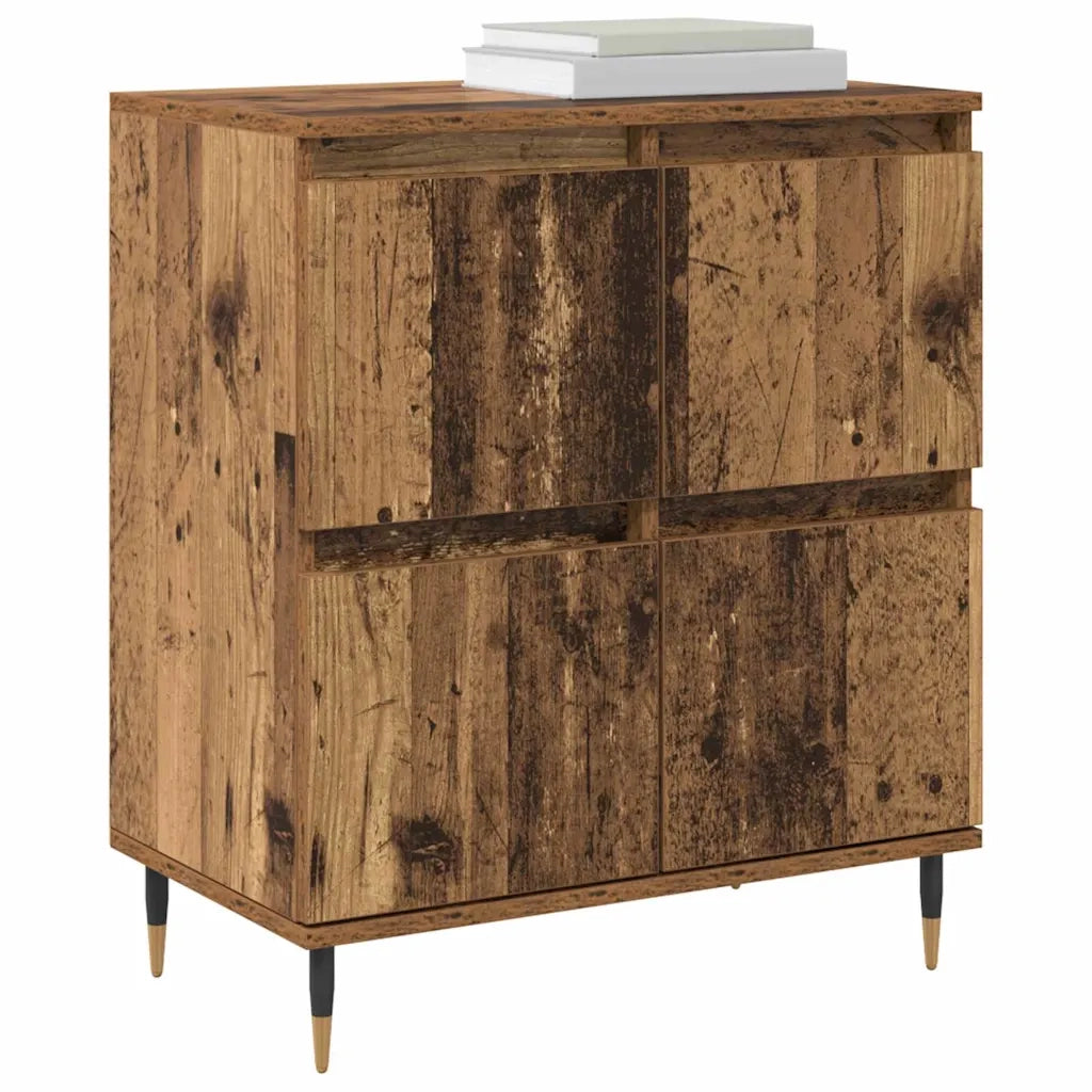 Armadio 3 pcs Legno vecchio 60 x 35 x 70 cm