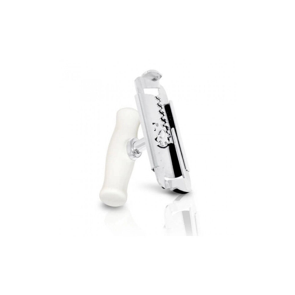 Trade Shop - Apribarattolo Apri Barattolo Barattoli Universale In Acciaio Inox Manico A T -