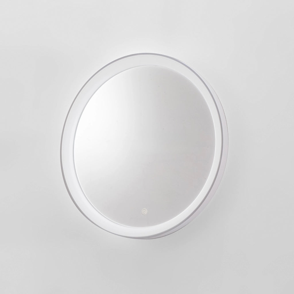 KRIZIA A/M - Applique Led 30W Dimmerabile con Specchio, Touch CCT 3000K-4000K, Antiappannamento, Finitura Bianco Satinato - Gealuce