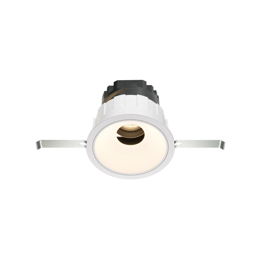 Maytoni lampada da incasso Wise 1 luce LED integrato bianco alluminio