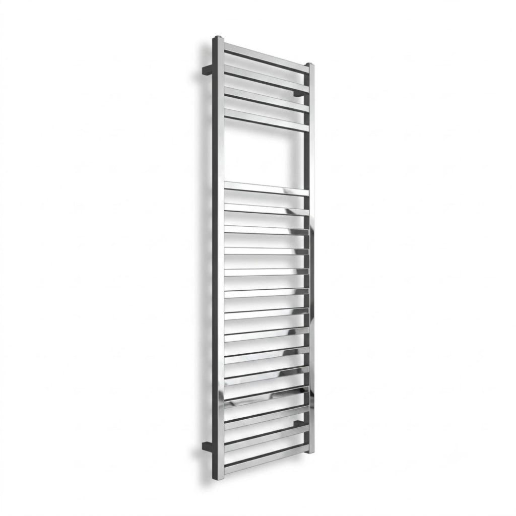Termoarredo scaldasalviette square cromo lucido per bagno profilo quadro *** finitura- cromo lucido, misure h1500xl50...