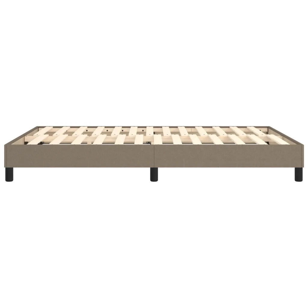 Struttura Letto a Rete a Molle Tortora 140x200 cm in Tessuto 3120520