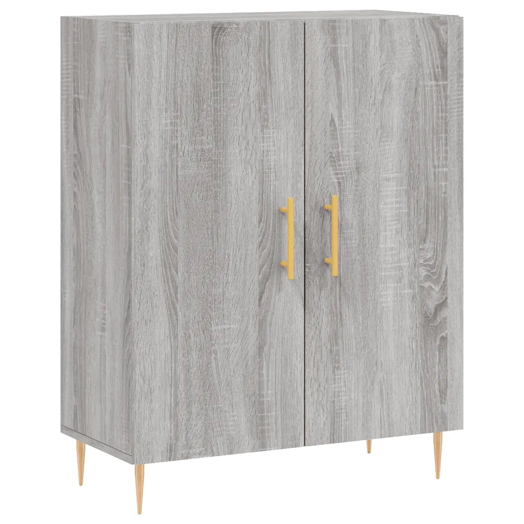 Credenza | Madia | Buffet da pranzo | Armadio da pranzo Grigio Sonoma 69,5x34x180 cm in Legno Multistrato