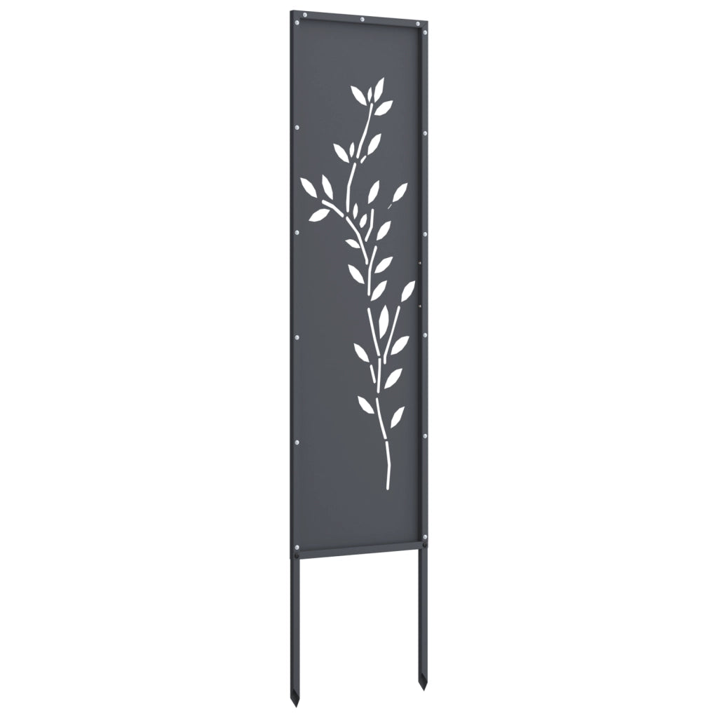 Schermo per privacy in giardino Floreale Antracite 32 x 140 cm 876254